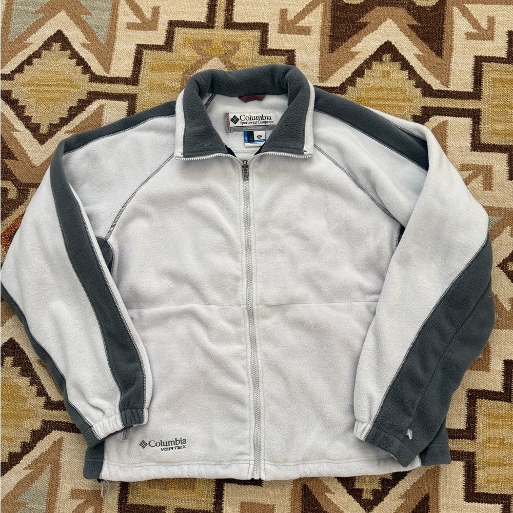 Columbia Vertex Core Interchange Gray Fleece Jacket